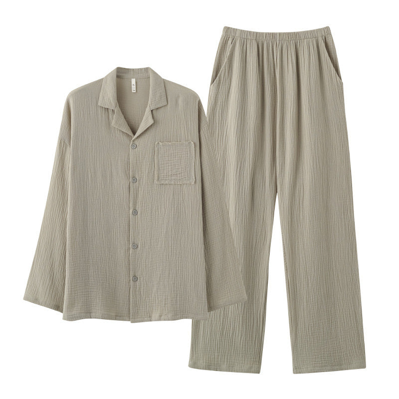 Pyjama léger en coton tissé – Printemps & automne