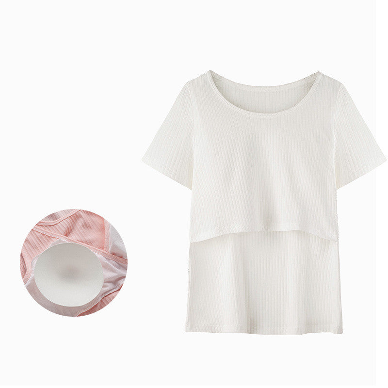 Pyjama d’allaitement léger en coton