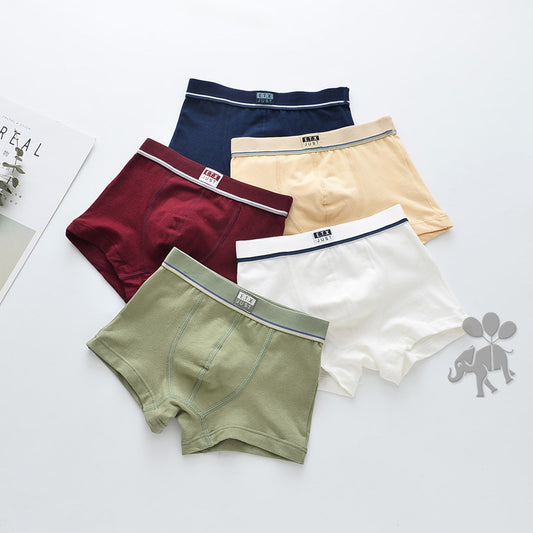 Pack de 5 Boxers Enfant en Coton - Confort et Respirabilité