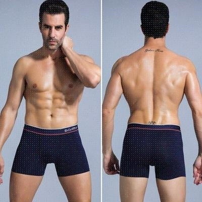 Pack 4 Boxers pour hommes en coton.