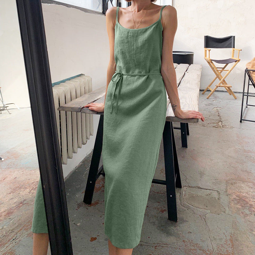 Pyjama Femme à Bretelles en Coton 100%