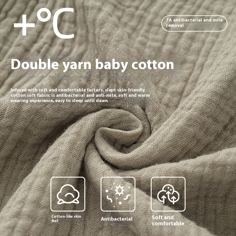 Pyjama léger en coton tissé – Printemps & automne