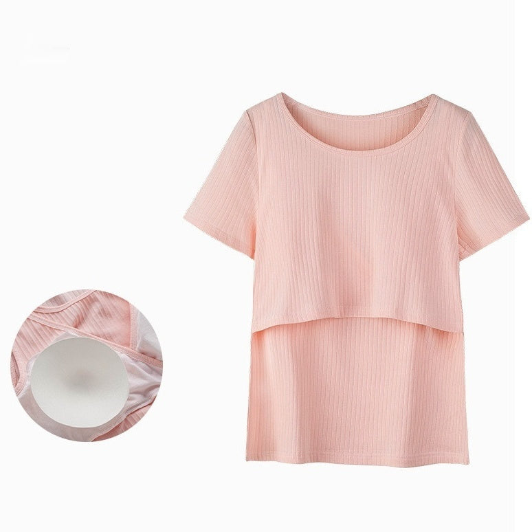 Pyjama d’allaitement léger en coton