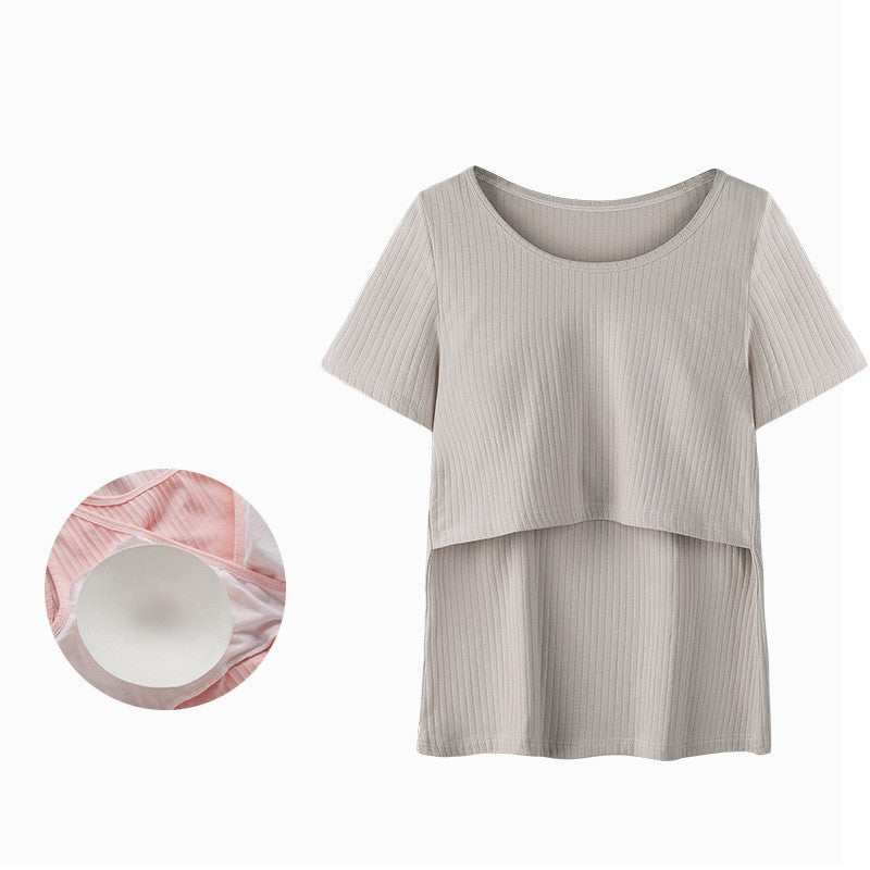 Pyjama d’allaitement léger en coton