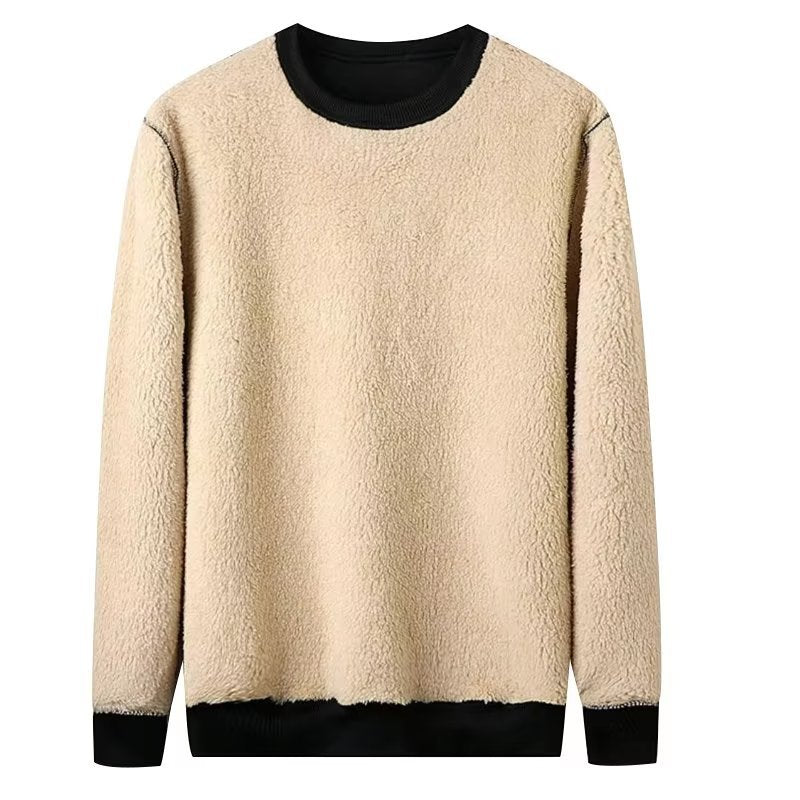 Pull Col Rond en Laine Polaire pour Homme