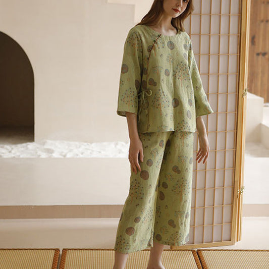 Pyjama en Coton Gaze Fashionable